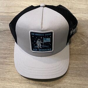 Gray and Black Trucker Hat